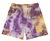 ERIC EMANUEL PURPLE/YELLOW TIE DYE SHORTS