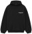 ESSENTIALS BLACK/WHITE FLEECE HOODIE