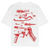 KIXKZ WHITE/RED IN DRACO WE TRUST TEE