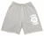 DENIM TEARS GREY UNIVERSITY SHORTS