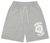 DENIM TEARS GREY UNIVERSITY SHORTS