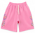 WE ARE RIGHTEOUS PINK RISEN KING SHORTS