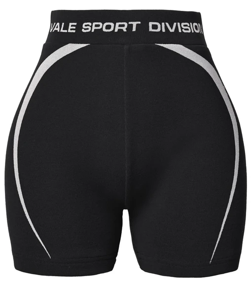 VALE FOREVER 007 BLACK RUGBY SHORTS
