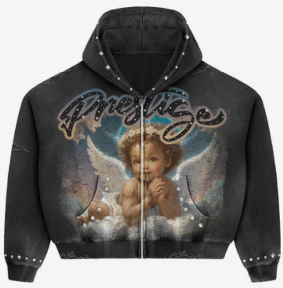 PRESTIGE BLACK/BLUE ANGEL ZIP