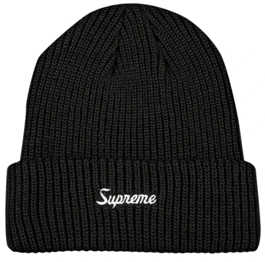 SUPREME BLACK GAUGE BEANIE