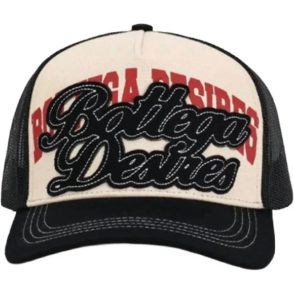 BOTTEGA DESIRES RAW TRUCKER HAT
