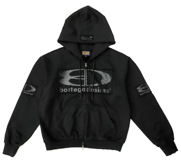 BOTTEGA DESIRES BLACK TECH ZIP