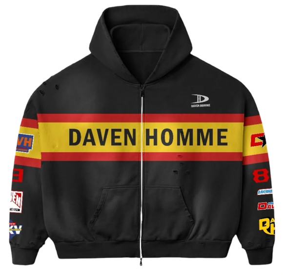 DAVEN HOMME MÈLANGE ZIP