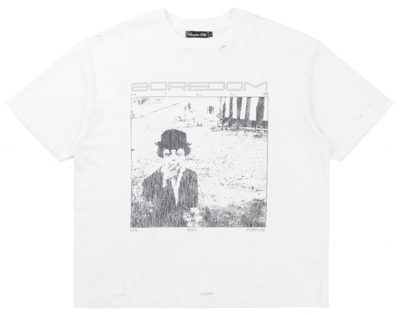 BOREDOM KILLS WHITE PURPOSE TEE