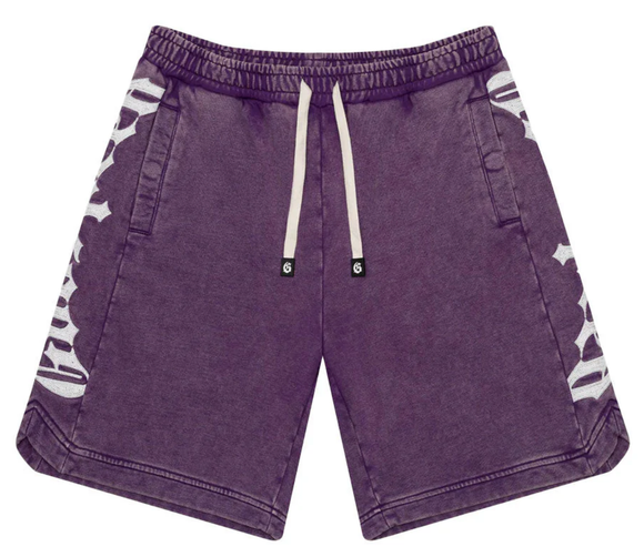 GODSPEED GRAPE WASH COURTSIDE SHORTS