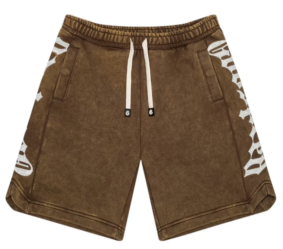 GODSPEED MOCHA WASH COURTSIDE SHORTS