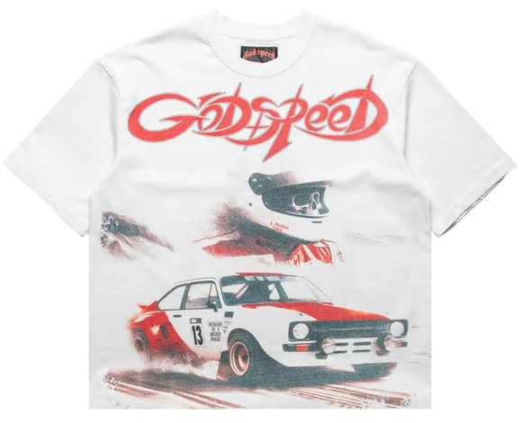 GODSPEED WHITE ABU DHABI DESERT CHALLENGE TEE