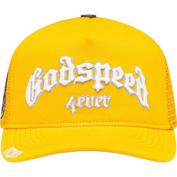 GODSPEED YELLOW FOREVER TRUCKER HAT