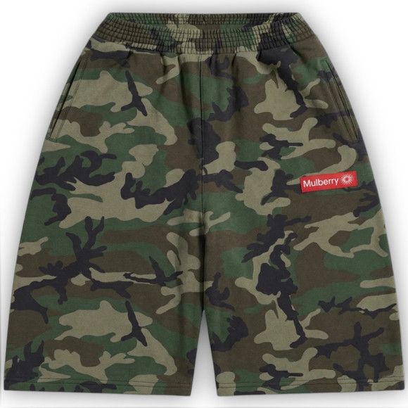 MULBERRY OPS MULB CAMO SWEAT SHORTS