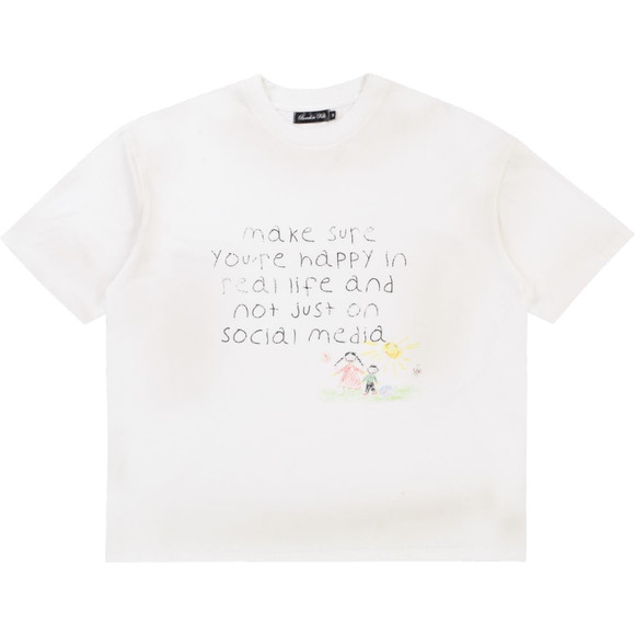 BOREDOM KILLS HAPPY IN REAL LIFE TEE