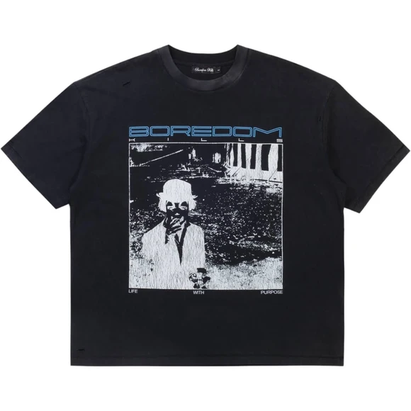 BOREDOM KILLS BLACK PURPOSE TEE