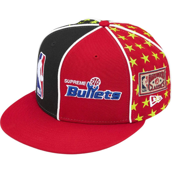 SUPREME X MITCHELL & NESS TEAMS RED FITTED