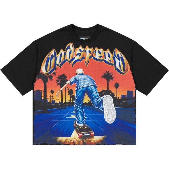 GODSPEED BLACK KICK PUSH TEE