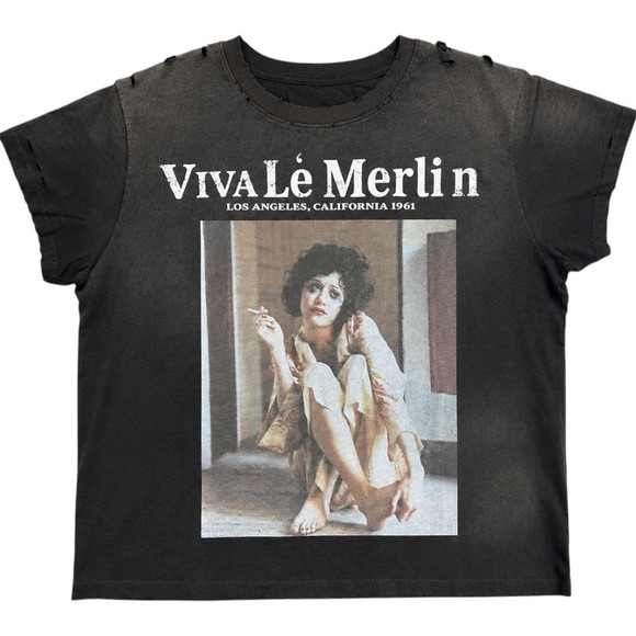 MERLINS FATHER VIVA LE MERLIN'S GIRL TEE