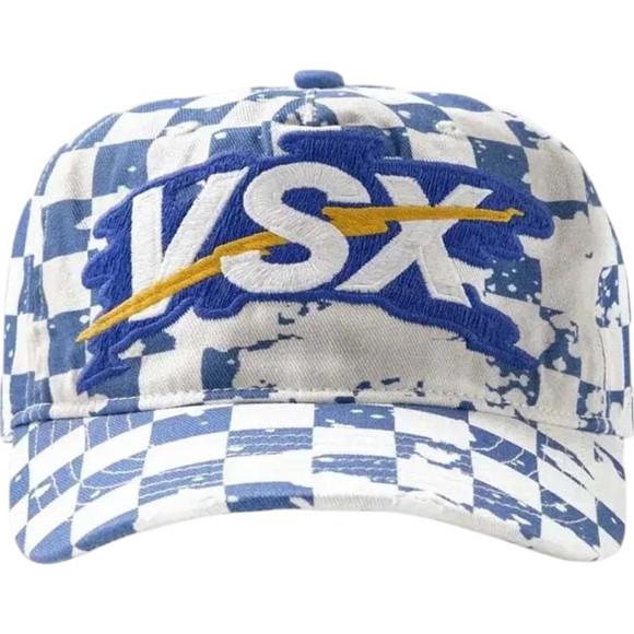VALE FOREVER BLUE CHECKERED VSX HAT