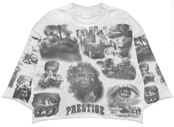 PRESTIGE CREAM/BLACK GLORY THROUGH PAIN TEE