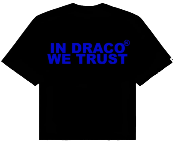 KIXKZ BLACK/BLUE IN DRACO WE TRUST TEE