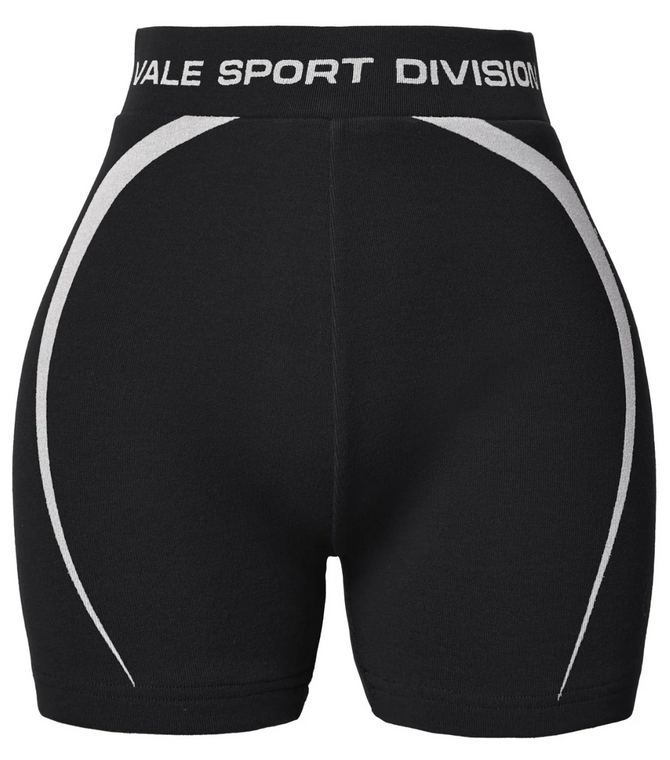 VALE FOREVER 007 BLACK RUGBY SHORTS