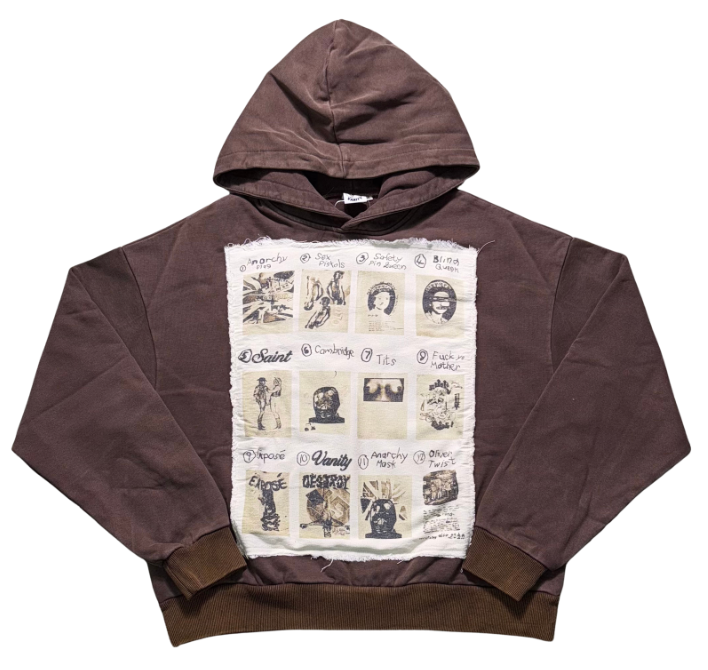 SAINT VANITY BROWN VAIN HOODIE
