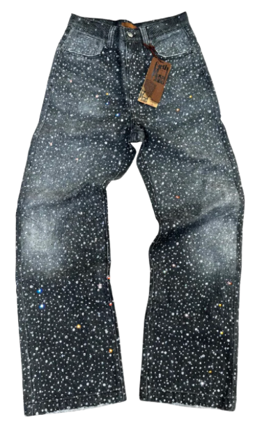 BIRTH OF A ROYAL CHILD BLACK DIAMOND BORO JEANS