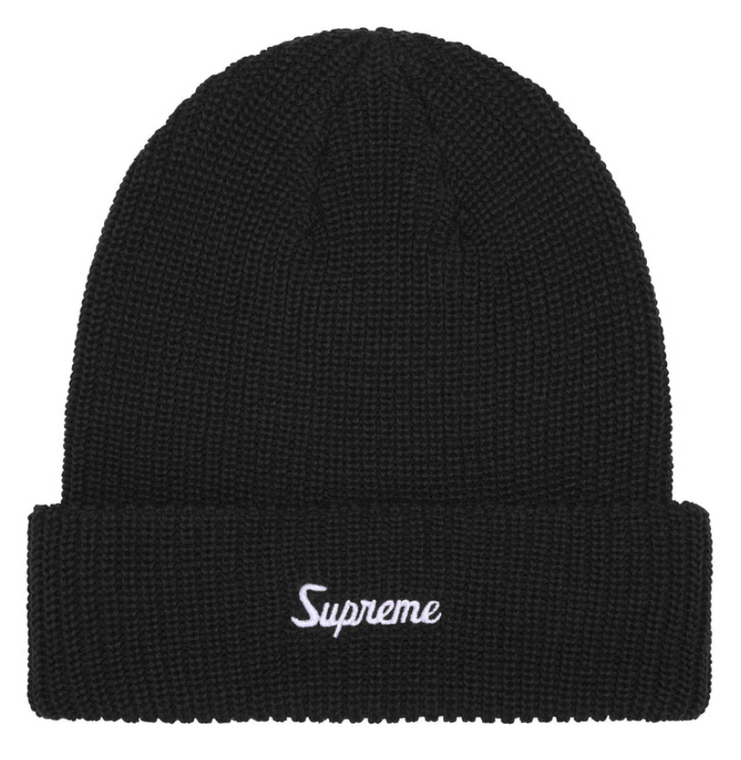 SUPREME BLACK GAUGE BEANIE