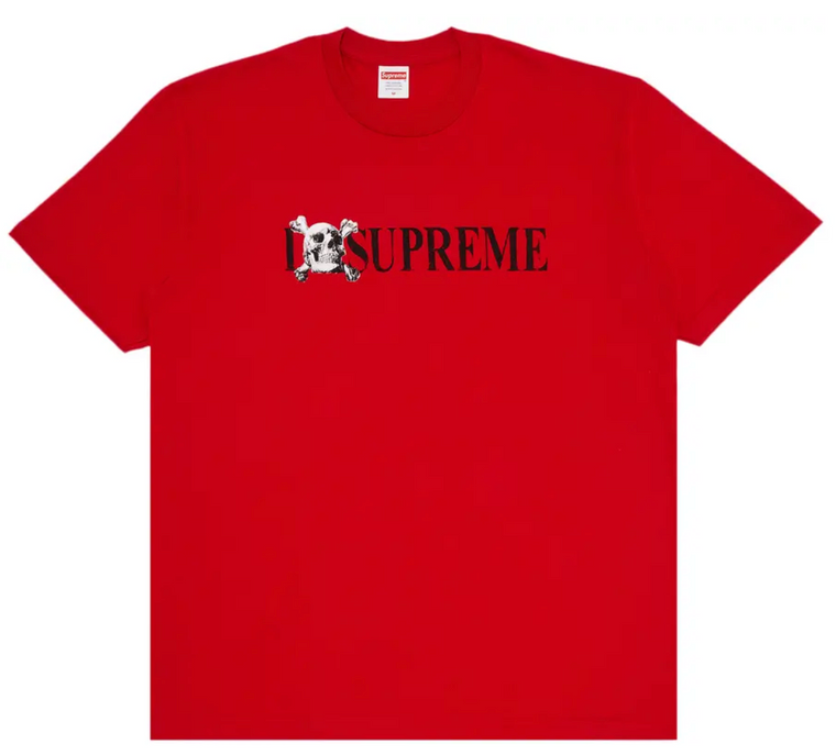 SUPREME RED SKULL TEE