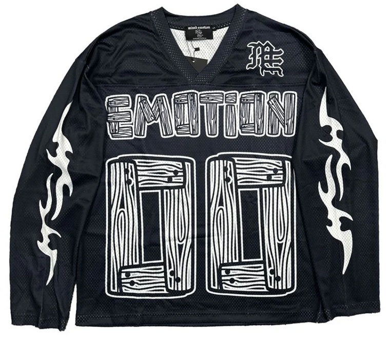 MIXED EMOTION BLACK LIGHTNING JERSEY