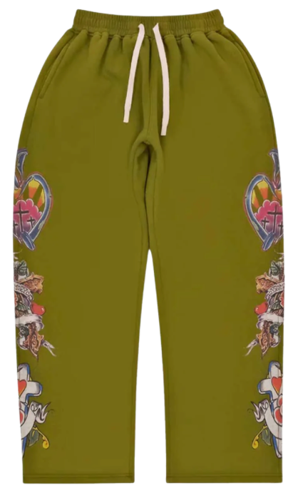 WE ARE RIGHTEOUS MOSS RISEN KING SWEATPANTS