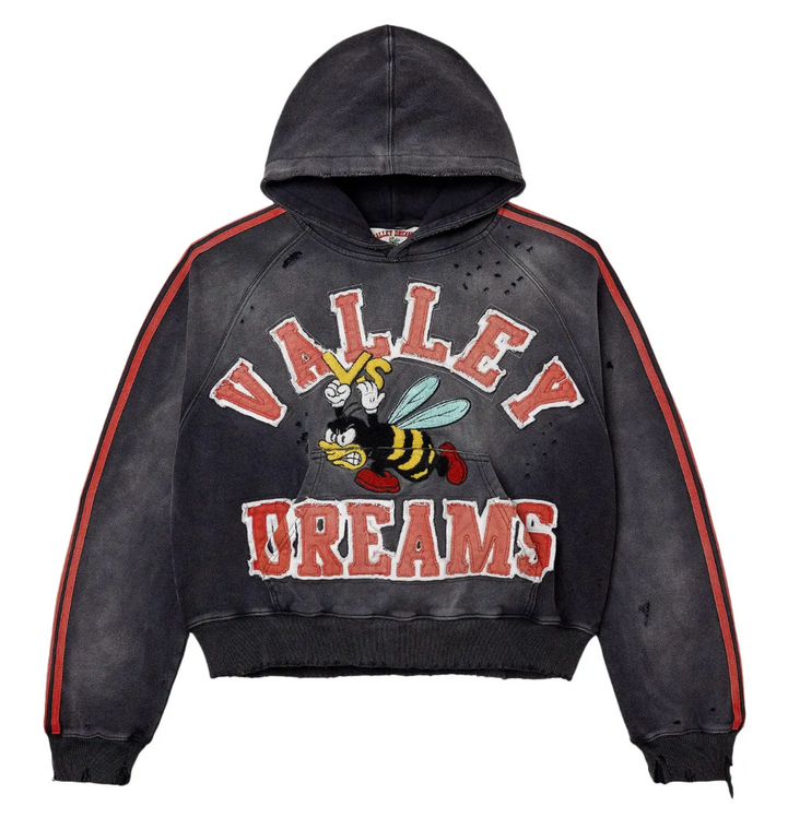 VALE FOREVER BLACK ANTHEM HOODIE