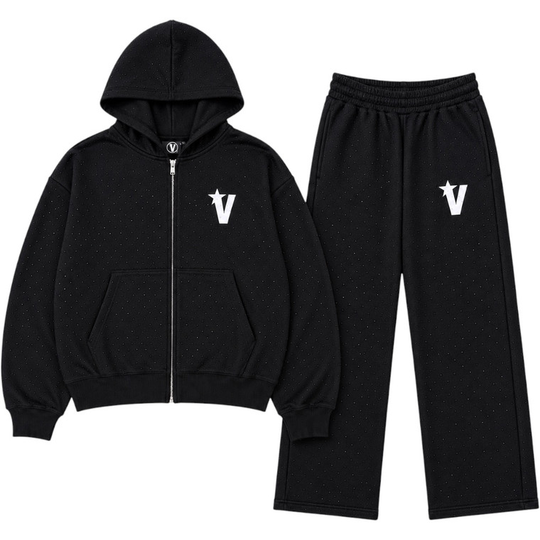 VERY DISTANT BLACK VVS SWEATSUIT