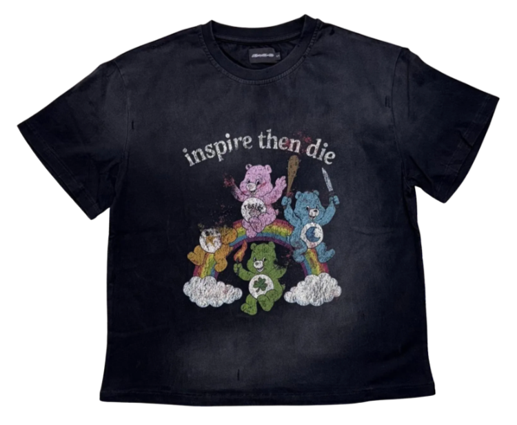 INSPIRE THEN DIE BEARS THAT DON'T CARE VINTAGE TEE