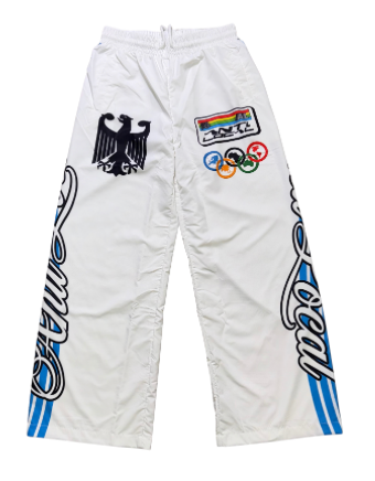 ANTI-LOCAL WHITE OLYMPIC PANTS