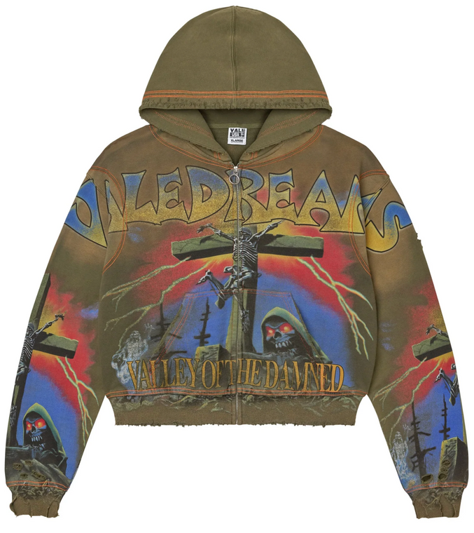 VALE FOREVER OLIVE VALLEY OF THE DAMNED ZIP