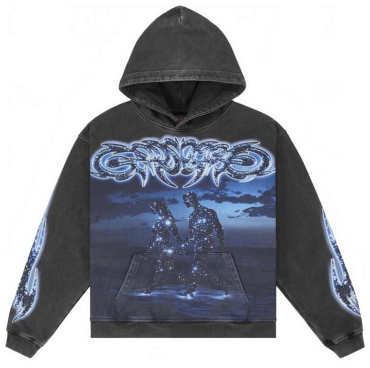 GODSPEED BLACK WASH STARSTRUCK HOODIE