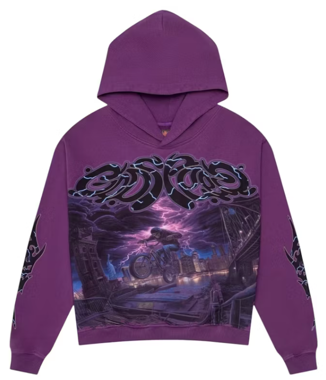 GODSPEED PURPLE BMX HOODIE