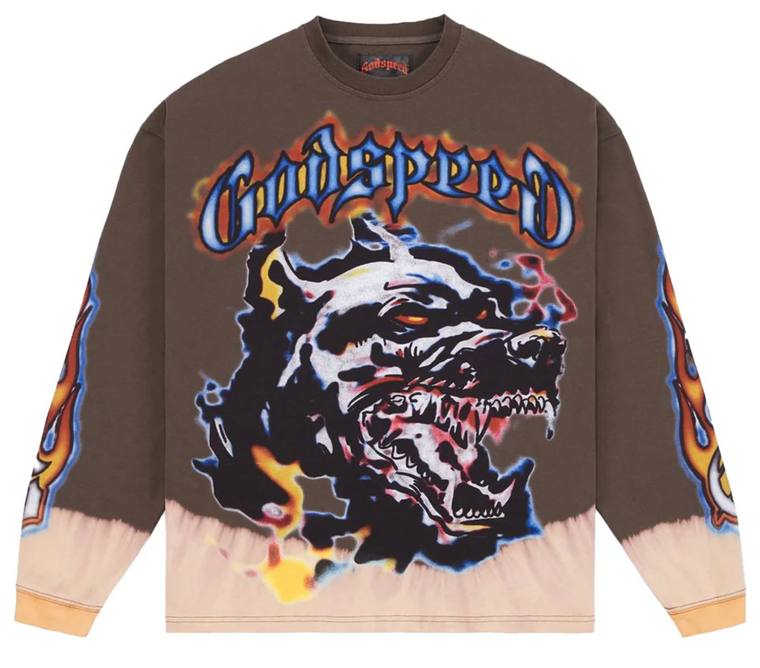 GODSPEED BROWN OFF THE LEASH L/S