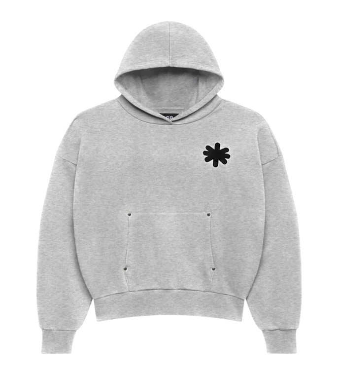 LOST SHADOWS GREY OG SUN LOGO HOODIE