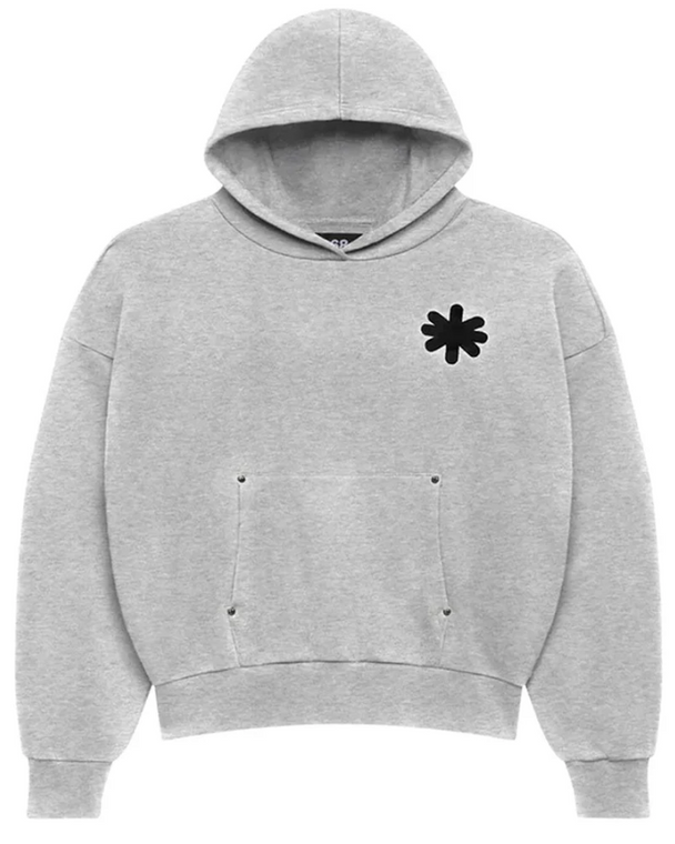 LOST SHADOWS GREY OG SUN LOGO HOODIE