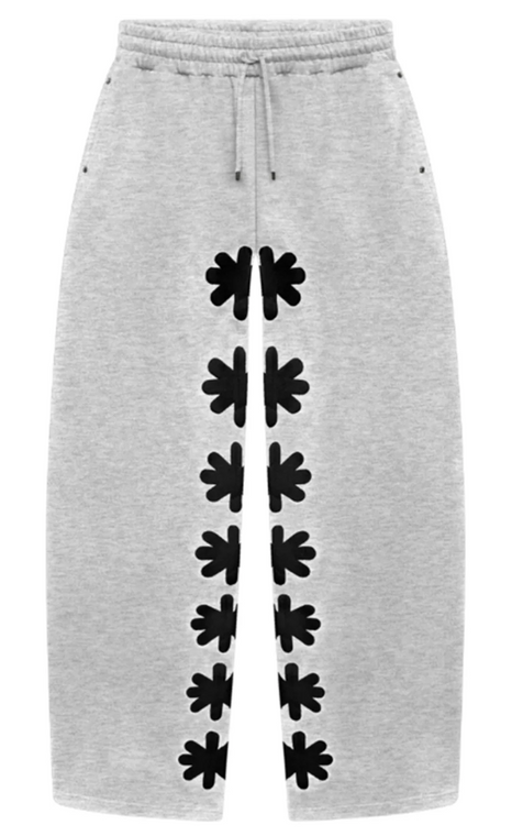 LOST SHADOWS GREY OG SUN LOGO PANTS
