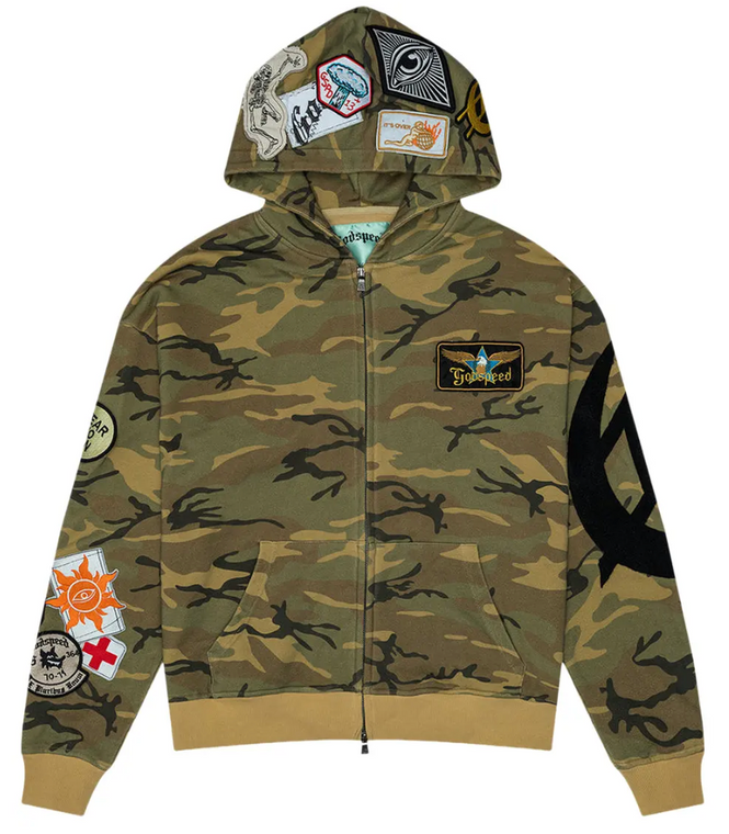 GODSPEED CAMO SQUADRON ZIP