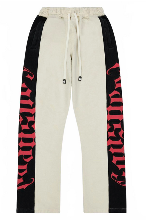 GODSPEED BONE/RED COURTSIDE SWEATPANTS