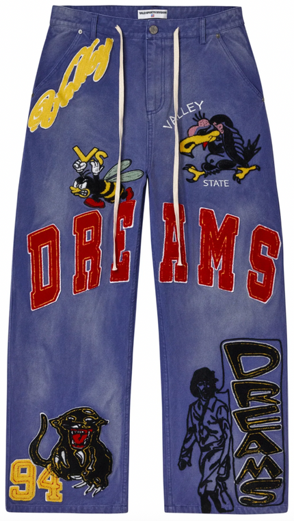 VALE FOREVER BLUE WORK PANTS