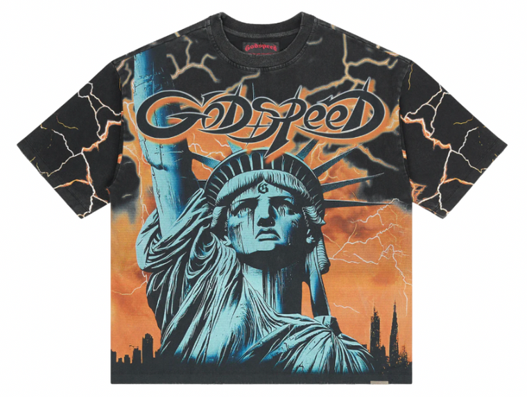 GODSPEED ORANGE VOLTAGE TEE