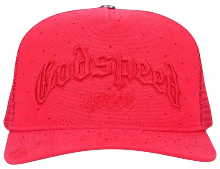 GODSPEED RED VVS FOREVER TRUCKER HAT