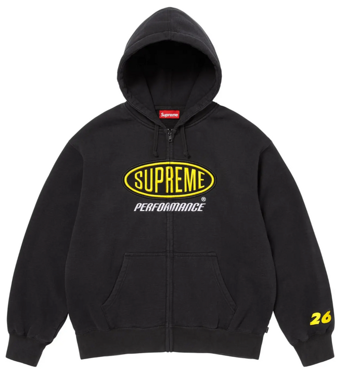 SUPREME BLACK PERFORMANCE ZIP